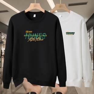 【奥莱专柜】春秋重磅纯棉卫衣男士新款宽松运动休闲长袖T恤上衣