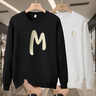 【奥莱专柜】春秋重磅纯棉卫衣男士新款宽松运动休闲长袖T恤上衣