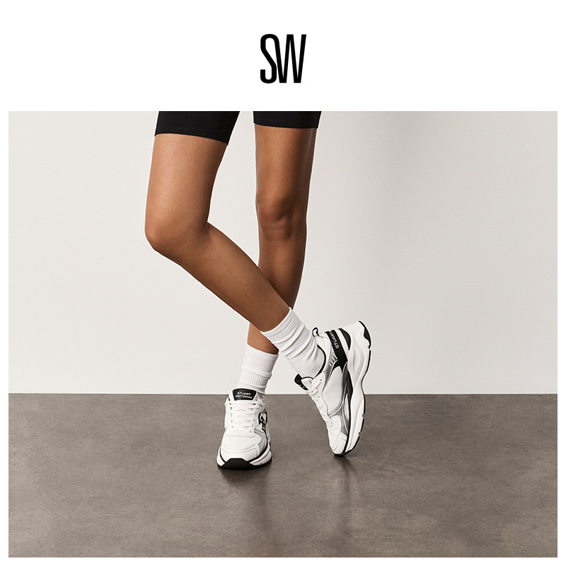 SW早春老爹鞋拼接复古厚底