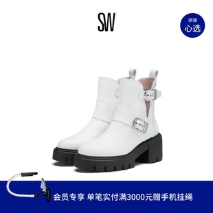 BOOTIE MOTO SOHO 秋冬金属扣带镂空厚底短靴 MAVERICK