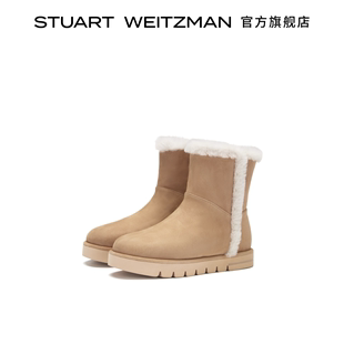 春季 LUG POLAR Stuart 厚底加绒雪地靴 BOOTIE COZY Weitzman