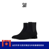 VIVIENNE CHELSEA BOOTIE 粗跟短靴切尔西靴瘦瘦靴女