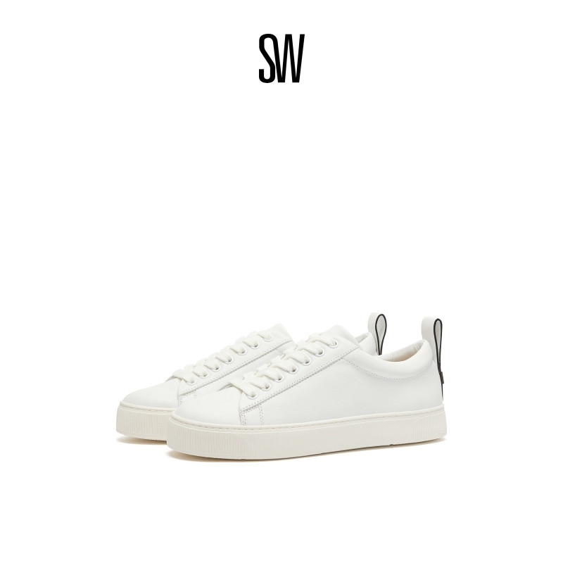 夏季圆头小白鞋休闲风平底板鞋女