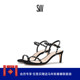 一字带水晶高跟凉鞋 女 SHINE SANDAL KASSIDY