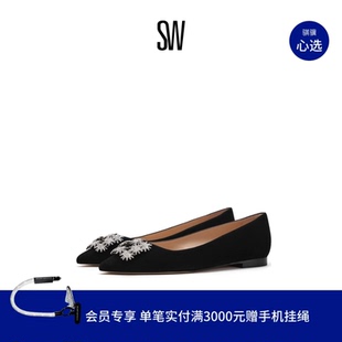 KELSEY FLAT 春夏芭蕾舞鞋 Stuart 浅口尖头平底单鞋 Weitzman