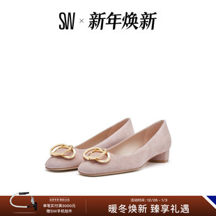 ANICIA 春夏金属扣饰通勤高跟鞋 女 Stuart 单鞋 Weitzman