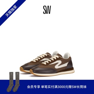 RUNAROUND 天猫独家 女 系带圆头拼接休闲运动鞋 单鞋 RUNNER