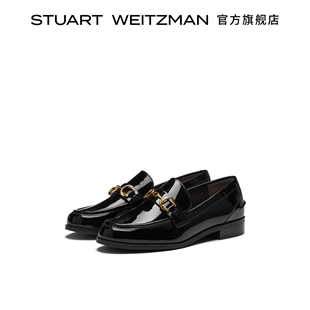 OWEN BUCKLE LOAFER 女 24春夏粗低跟圆头学院风乐福鞋 小皮鞋