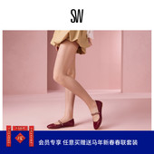 ARI 饰平底芭蕾舞鞋 PEARL FLAT 复古珍珠装 BALLET 春夏新款 女