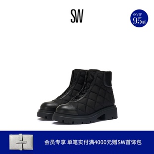 HIKER HUDSON QUILTED 短靴女 BOOTIE厚底圆头冬季
