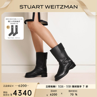 MAVERICK PULL 靴短靴女 BOOTIE 秋冬金属扣带小黑靴时装