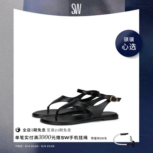 【限时礼遇】【春夏新品】SW MARLEY SANDAL 交叉系带平底凉鞋女