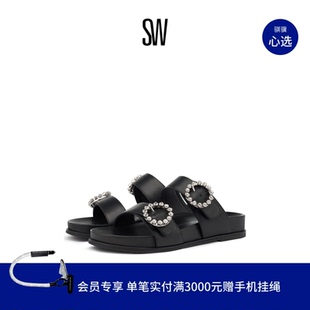 SPORT BUCKLE SLIDE 水晶勃肯鞋 外穿凉拖 厚底拖鞋 BLINGRING