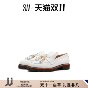 厚底低跟学院风圆头一脚蹬乐福鞋 夏季 SIGNATURE 女 MANILA