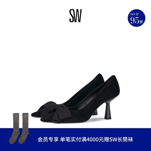 ARIELLA PUMP 高跟鞋 蝴蝶结细高跟尖头单鞋 女 春夏新品