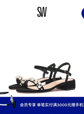 【限时礼遇】SW GOLDIE 35 BLOCK SANDAL 优雅圆头一字带凉鞋
