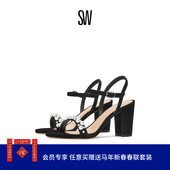 BLOCK GOLDIE 饰一字带凉鞋 珍珠装 2025新款 SANDAL 女款