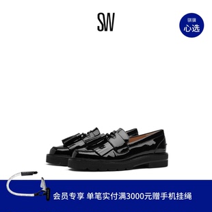 春季 一脚蹬厚底乐福鞋 流苏单鞋 小皮鞋 LIFT 女制服鞋 MILA