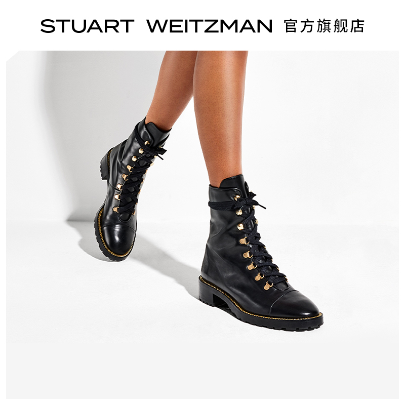 SW秋冬英伦风马丁靴女机车靴