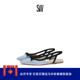 尖头露跟蝴蝶结拼接平底单鞋 女 MISSY SLINGBACK 早春新品