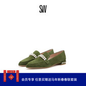 JOELLE 单鞋 PEARL 珍珠装 中口平底鞋 LOAFER 饰乐福鞋 女