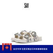 BLINGRING 水晶勃肯鞋 BUCKLE SPORT SLIDE 厚底外穿拖鞋 女夏