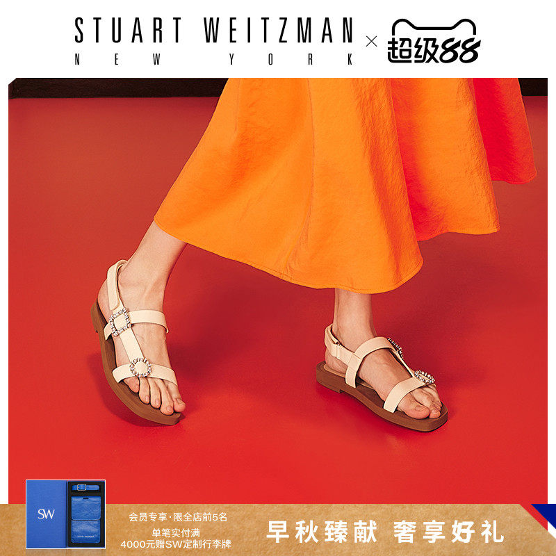 SW CRYSTAL GEO BUCKLE SPORT SANDAL ˮ�������ƽ����ЬŮ