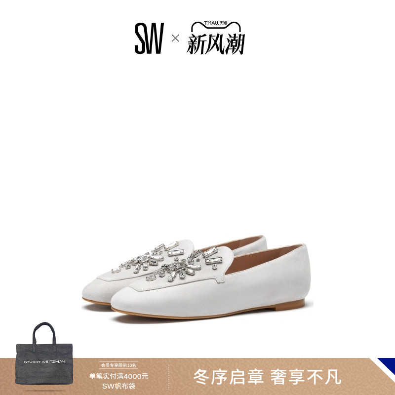 SW春夏圆头低跟平底乐福鞋