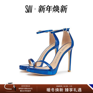 DISCO春夏细跟一字带凉鞋 NUDIST 仙女风高跟鞋 天猫独家