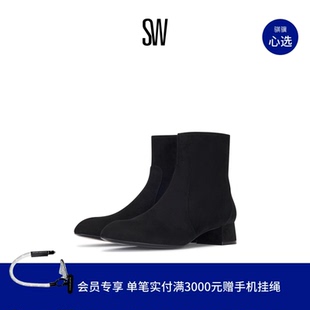 ZIP BOOTIE 2025新款 梯形跟侧拉链时装 春季 靴短靴 VIVIENNE