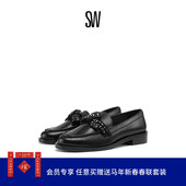 单鞋 女 LOAFER 早春蝴蝶结优雅乐福鞋 CRYSTAL KNOTABOW