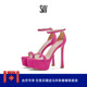 NUDISTCURVE 夏季 HOLLYWOOD SHINE SANDAL 细高跟一字带凉鞋 女