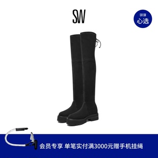BOOT ULTRALIFT 秋冬系带过膝靴厚底长筒靴瘦瘦靴女 LOWLAND