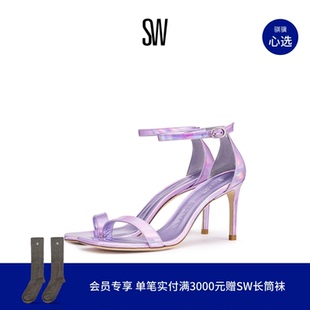 细高跟方头一字带凉鞋 女 春夏新款 SANDAL NUNAKEDCURVE