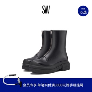 BOOTIE SPORTLIFT ZIP 秋冬厚底圆头运动风短靴 CHARLI