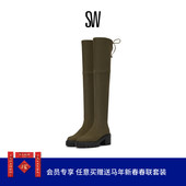 BOOT SOHOLAND 厚底圆头系带瘦瘦靴过膝靴骑士靴女