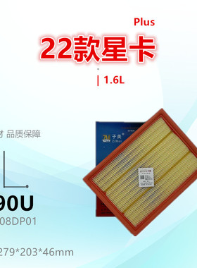 C290U适配凯程 22款星卡Plus 神骐Plus 1.6L 1.8L 空气滤芯清器