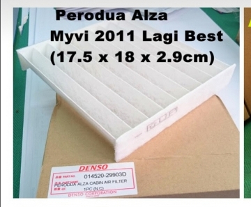 【整件100个】适配Perodua Alza Myvi 2011 Lagi Best cabin 汽车零部件/养护/美容/维保 空调滤芯 原图主图