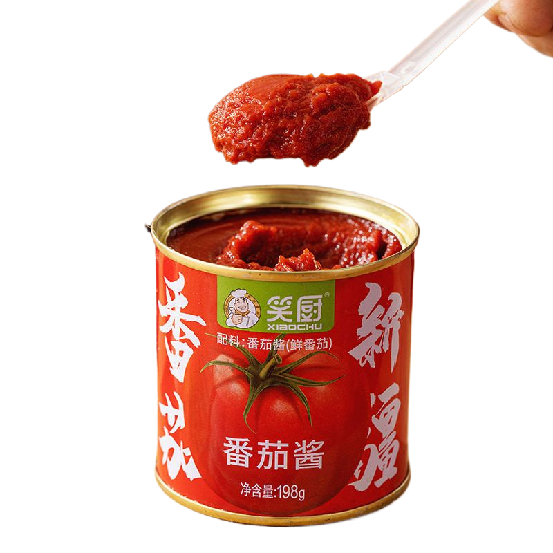 西红柿新疆笑厨酱膏番茄酱罐头