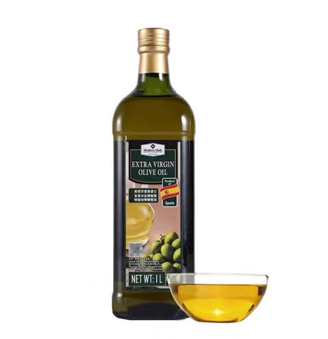 Extra Virgin olive oil Spain imported进口初榨橄榄油 1000ml_虎窝淘