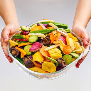 水果蔬菜干混合果蔬脆 Mixed Dried okra Fruit Vegetable Crisp