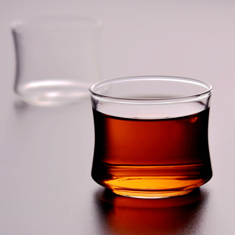 万岛阁 家用茶水杯子日式耐热玻璃白酒杯杯清酒黄酒杯烈酒鸡尾酒