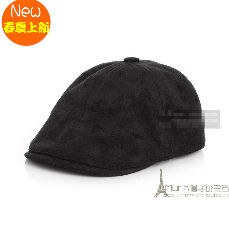 遮阳帽儿童麂皮绒小头围