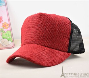 超大头围应有的一款夏季热天帽子 男女加大加深64cm网帽 高端麻帽