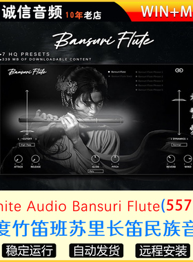印度竹笛班苏里长笛民族音源插件Infinite Audio Bansuri Flute