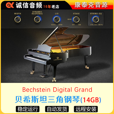 贝希斯坦三角钢琴C. Bechstein Digital Grand康泰克音源