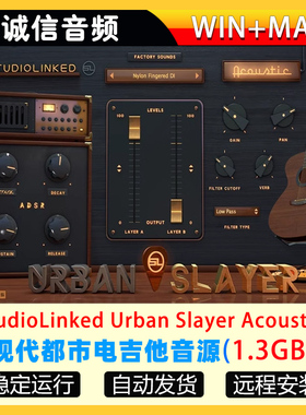 现代都市电吉他音源StudioLinked Urban Slayer Acoustic WIN&MAC
