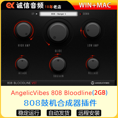 808鼓机合成器插件AngelicVibes 808 Bloodline VST WiN-MAC