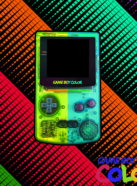GBC GAMEBOY COLOR游戏机 高亮 2.6英寸 掌机 点对点 全贴合
