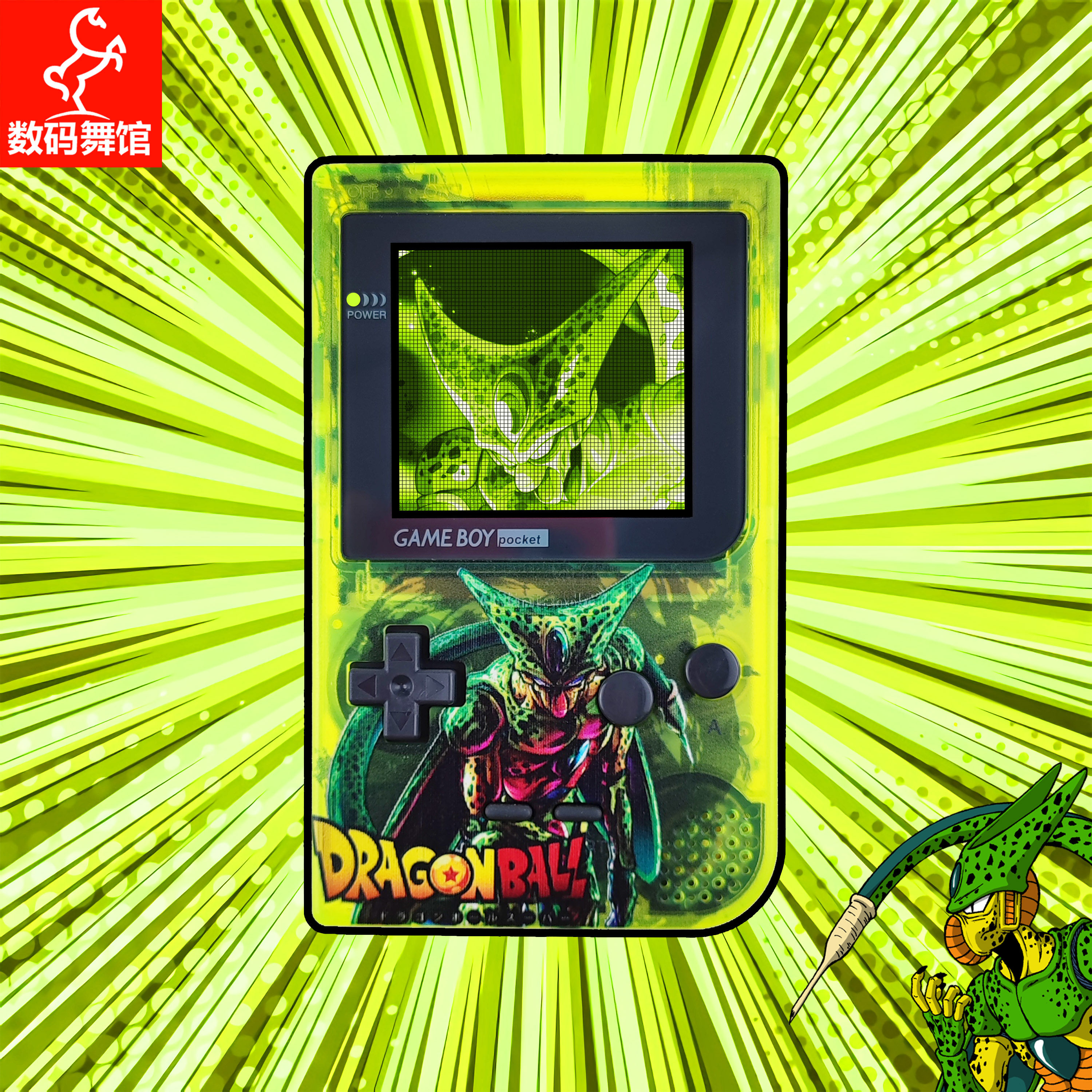 GBP GAMEBOY pocket游戏机 高亮 像素 复古掌机 点对点 龙珠